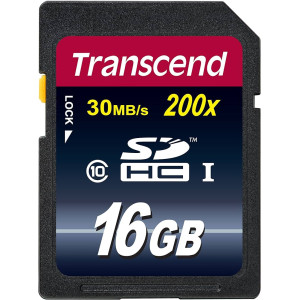 Κάρτα Μνήμης Transcend SDHC 16GB Class 10