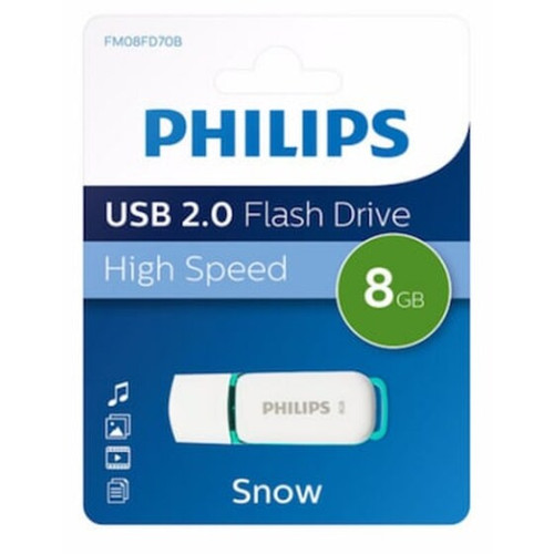 Philips USB 2.0 8GB Snow Edition Spring Green